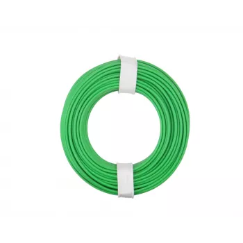 Donau Elektronik 175-014 LiY savīta montāžas stieple 1 x 0,75 mm² zaļa 10 m