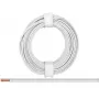 Donau Elektronik 218-55 savīta stieple 2 x 0,14 mm² balta 5 m