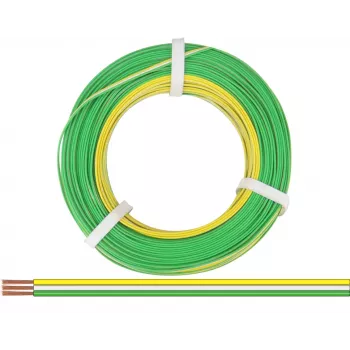 Donau Elektronik 318-354-50 savīta stieple 3 x 0,14 mm² dzeltena, balta, zaļa 50 m