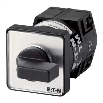 Eaton TM-1-15431/E metāla pārslēgslēdzis, 1-pola, 16 A, 250 V, panelī montējams, melns aktators, metāla korpuss 025045