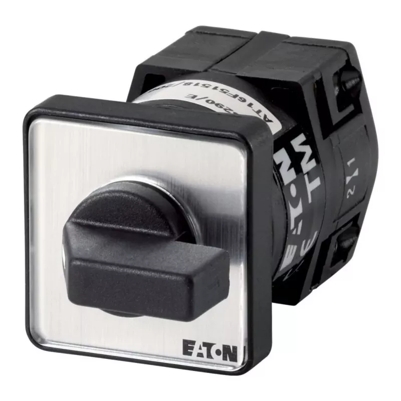 Eaton TM-1-15431/E metāla pārslēgslēdzis, 1-pola, 16 A, 250 V, panelī montējams, melns aktators, metāla korpuss 025045
