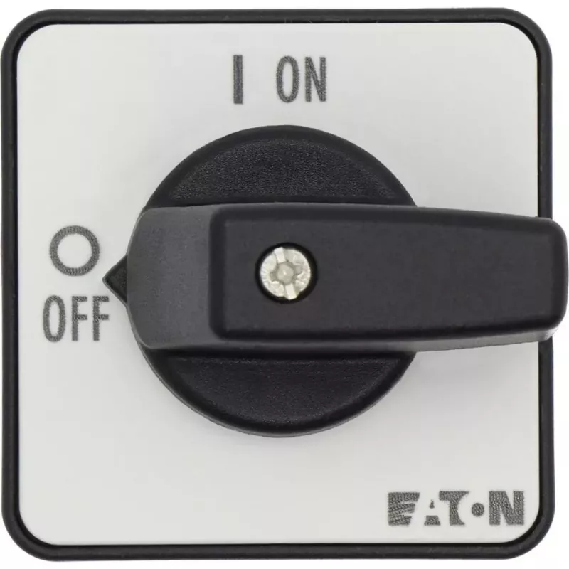 Eaton P1-32/E 3 polu galvenais slēdzis / slodzes atslēdzējs, 32 A, 690 V AC, IP65 priekšpuse, rotējošs rokturis melns/balts 079065