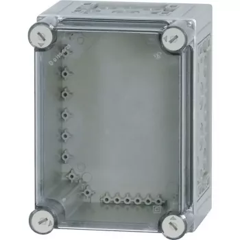 Eaton CI23E-150 izolēts polikarbonāta korpuss ar metriskajiem izgriezumiem, IP65, pelēks 021943