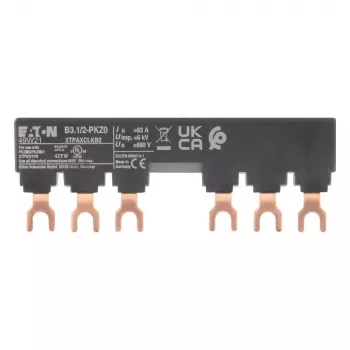 EATON 3-fāžu kopņu adapteris B3.1/2-PKZ0 PKZ0 motoru aizsardzības automātslēdžiem, 63 A, 690 V AC, 3-polu, IP20 (044945)