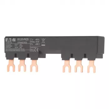 EATON 3-fāžu kopņu adapteris B3.1/2-PKZ0 PKZ0 motoru aizsardzības automātslēdžiem, 63 A, 690 V AC, 3-polu, IP20 (044945)
