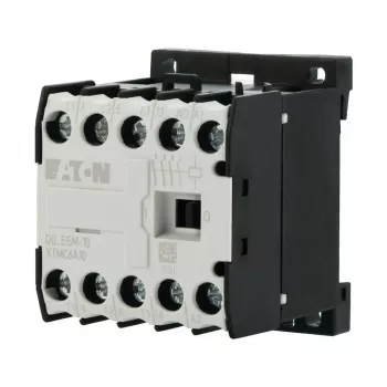 Eaton DILEEM-10-G 24V DC palīgkontaktors, 1NO, 690V, melns/balts 051643