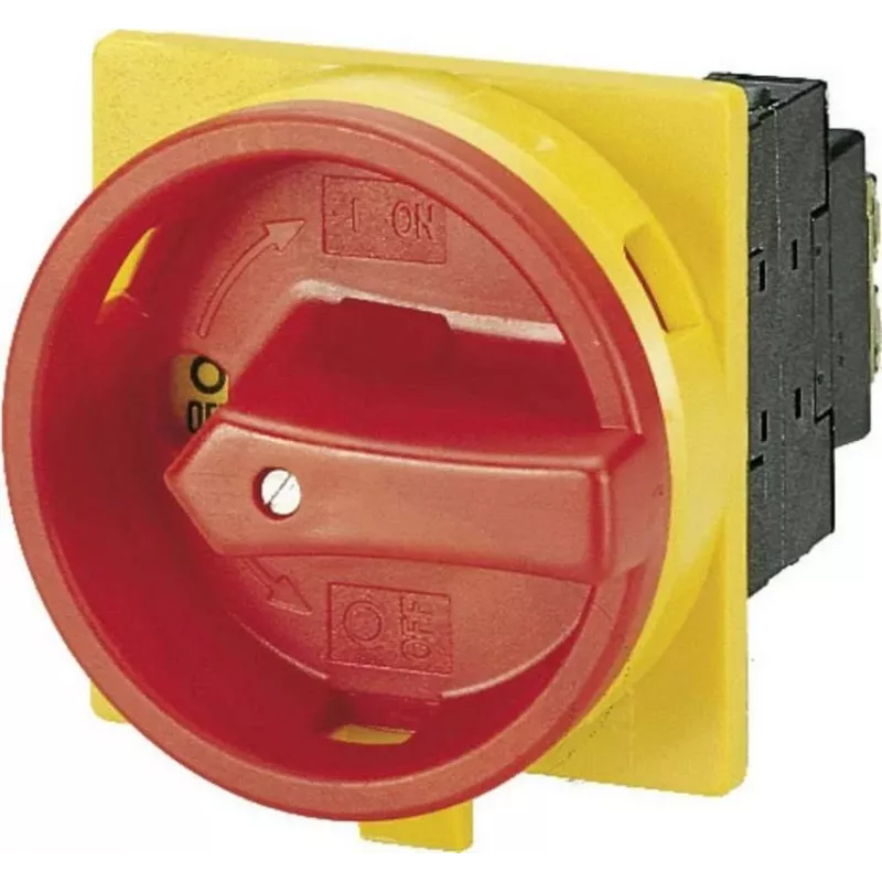 Eaton TM-1-8291/E/SVB 2-polų sukamasis atjungimo jungiklis, 25 A, IP65, raudonas/geltonas 045478