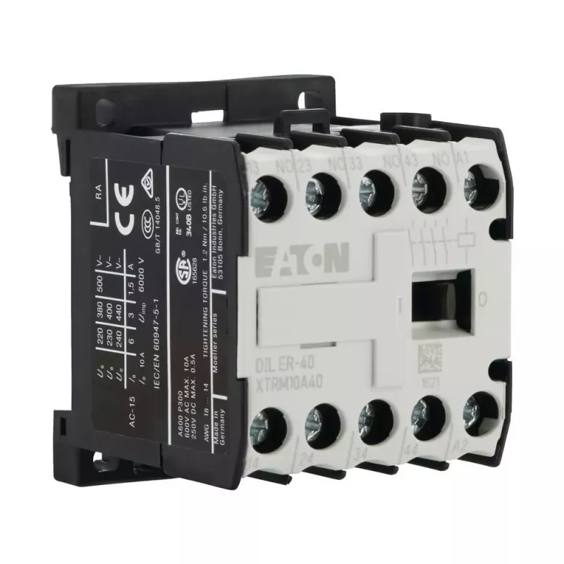 Eaton DILER-40 Mini kontaktor, 4 NO, 230 V AC / 240 V AC spole 051759