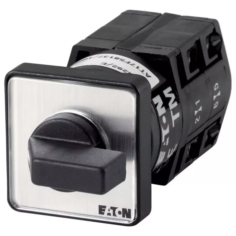Eaton TM-2-8241/E pārslēgslēdzis, 1-polu, 16 A, 250 V AC, panelmontāžas, melns metāls 065386