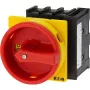 EATON P1-32/EA/SVB/HI11 Galvenais slēdzis, 3-poliem, 32 A, panelī montējams, sarkans/dzeltens 072567