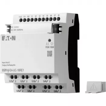 Eaton EASY-E4-UC-16RE1 easyE4 vadības relejs, 8 DI, 4 AI, 8 releju izejas, Ethernet, LCD, DIN sliede