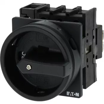 Eaton P1-32/EA/SVB-SW/N 3-polų pagrindinis jungiklis 32 A, IP65, juodas 093452
