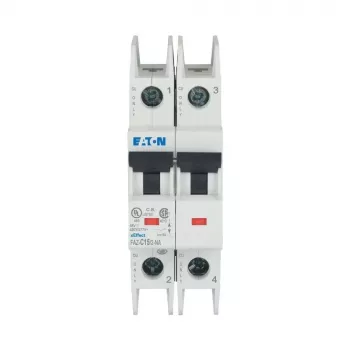 Eaton FAZ-C15/2-NA 15 A divpolu C raksturlīknes automātiskais slēdzis (MCB) 102169