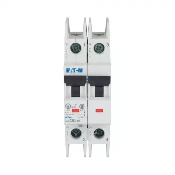 Eaton FAZ-C15/2-NA 15 A divpolu C raksturlīknes automātiskais slēdzis (MCB) 102169