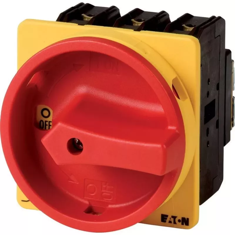 Eaton P3-100/EA/SVB 100 A 3-polīgs bloķējams galvenais slēdzis, sarkans/dzeltens