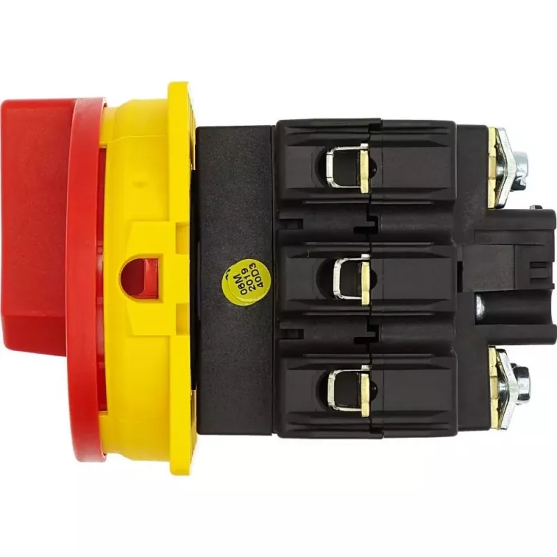 Eaton P3-100/EA/SVB 100 A 3-polīgs bloķējams galvenais slēdzis, sarkans/dzeltens