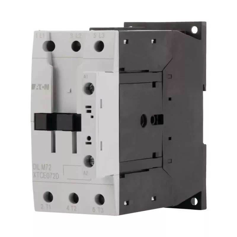 Eaton DILM72(RDC24) jaudas kontaktors, 3 polu, 72 A, 24 V DC spole 107671