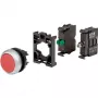 Eaton M22-DL-R-K10LED-BVP apgaismota spiedpoga, sarkana, 1NO, LED 12-30V AC/DC, plastmasas priekšējais gredzens 110932