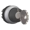 Eaton M22-WS-MS2 atslēgas vadības slēdža aktuators, 2 pozīcijas, ar fiksāciju, melns/sudraba 111790