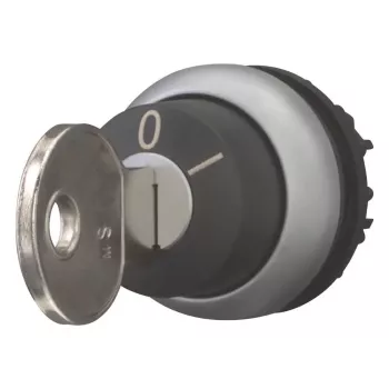 Eaton M22-WS-MS5 atslēgas selektors, 3 pozīcijas, fiksējošs, Ronis MS5, melns 111792