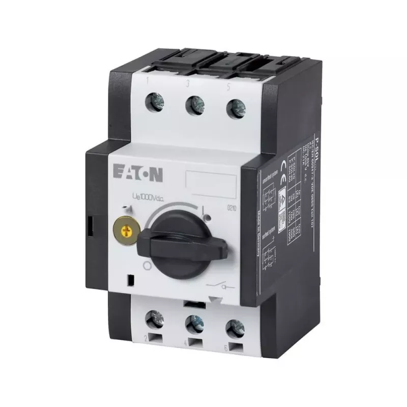 Eaton P-SOL30 2 polu rotējošais galvenais slēdzis, 32 A, melns/balts 120935