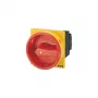 Eaton P1-25/EA/SVB/HI11 Galvenais slēdzis, 25 A, 3 polu, panelī montējams, IP65, sarkans/dzeltens 091080