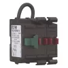 Eaton M22-K02SMC10 jaudas relejs, 2 NC, priekšmontāžas, skrūvju spailes, melns 121474