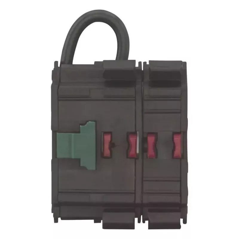 Eaton M22-K02SMC10 jaudas relejs, 2 NC, priekšmontāžas, skrūvju spailes, melns 121474