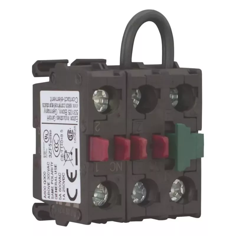 Eaton M22-KC02SMC10 kontakta elements, 2 NC, skrūvju spailes, priekšējā montāža 121720