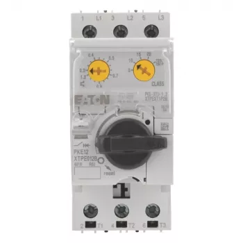 Eaton PKE12/XTU-1.2 3 polu motoru aizsardzības automātiskais slēdzis, 0,3-1,2 A, 690V, 50kA 121731