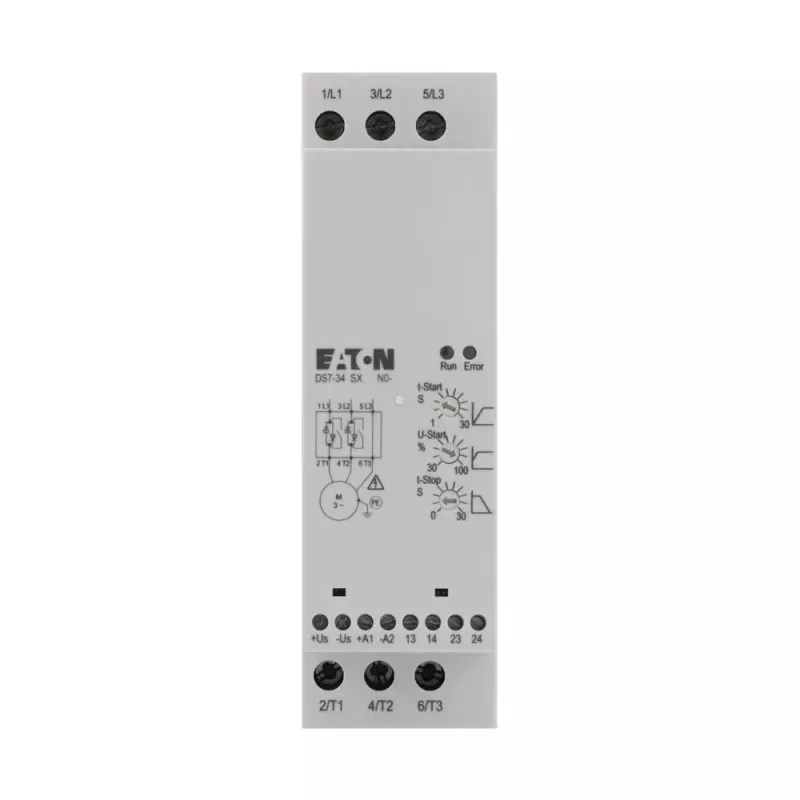 Eaton DS7-342SX032N0-N mīkstās palaišanas ierīce 32 A 200-480 V AC 3 fāžu pelēka 134932