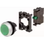 Eaton M22-D-G-K10-BVP spiedpoga, zaļa, plastmasas priekšējais gredzens, 1NO 110934