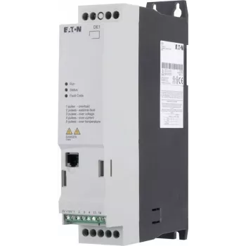 Eaton DE1-343D6FN-N20N frekvences pārveidotājs, 0,75 kW, 380-480 V, 3 fāzes, IP20, melns/balts 174335