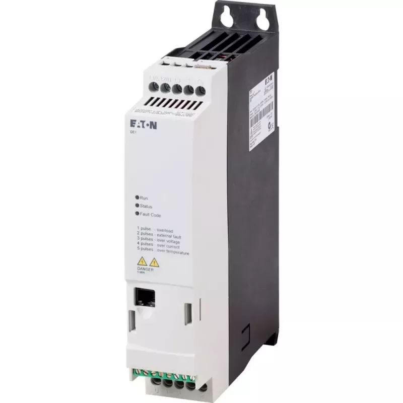 Eaton DE1-127D0FN-N20N mainīga ātruma palaidējs 0,75 kW 1-fāzes 200-240 V AC IP20 174331
