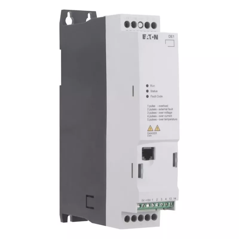 Eaton DE1-127D0FN-N20N mainīga ātruma palaidējs 0,75 kW 1-fāzes 200-240 V AC IP20 174331