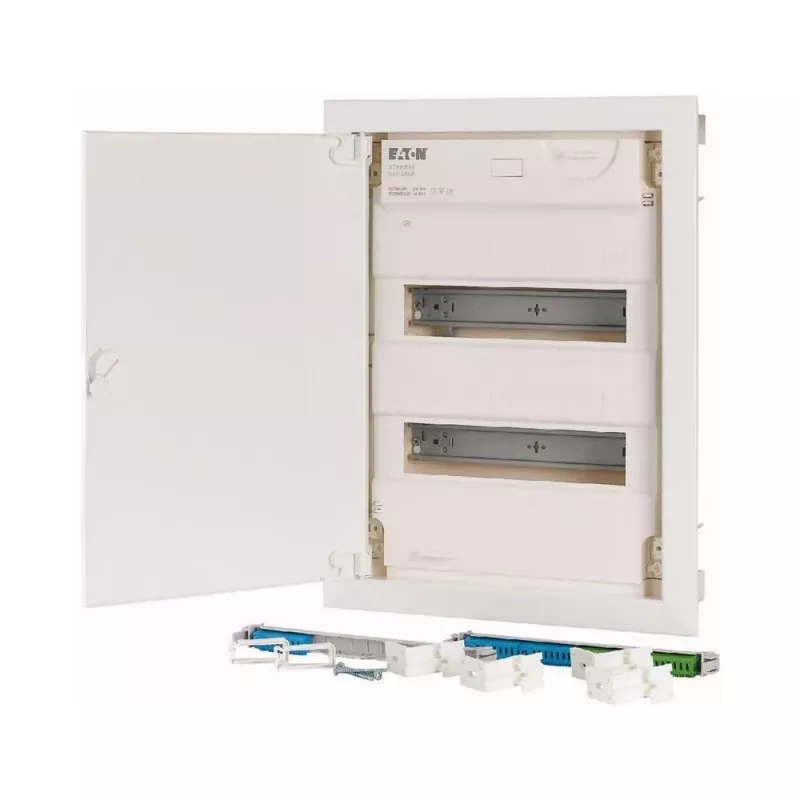 Eaton KLV-24UPP-F Multimediju sadales skapis, ierīkojams, 24 moduļi, baltas durvis 178800