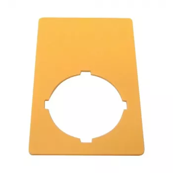 Eaton M22-XZK1-D99 avārijas apstādināšanas marķējuma plāksnīte, dzeltena, 90x90mm, NOT-HALT 121089