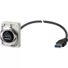 Eaton M30C-FUSB-60 USB 3.0 Type A ligzdas panelis ar 1,5 m kabeli, metāla priekšējais gredzens Y7-187084