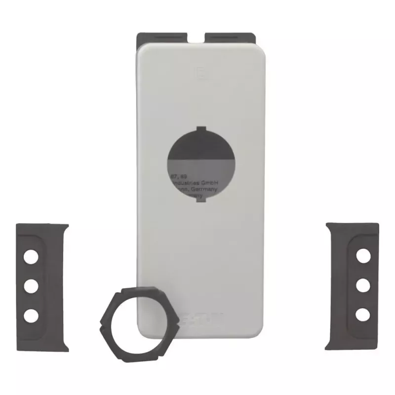 EATON M22-FI1 virsmas montāžas korpuss, 1 komandpunkts, pelēks/melns, IP66/IP67/IP69K