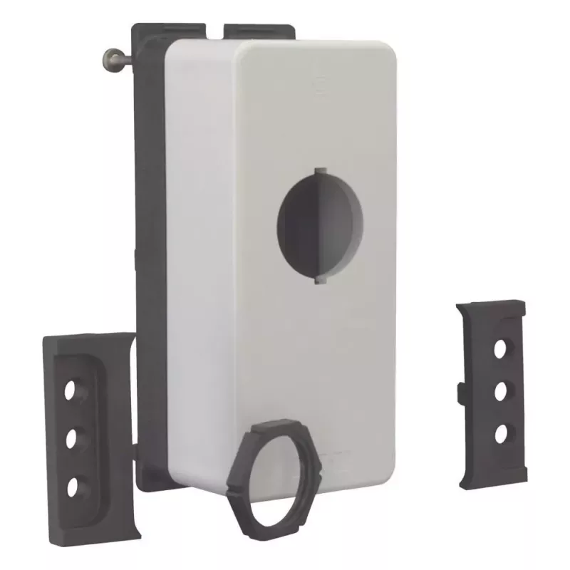 EATON M22-FI1 virsmas montāžas korpuss, 1 komandpunkts, pelēks/melns, IP66/IP67/IP69K