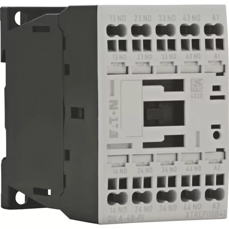 EATON DILA-40(24VDC)-PI palīgkontaktors 24VDC 4 NO ar push-in spailēm 199208