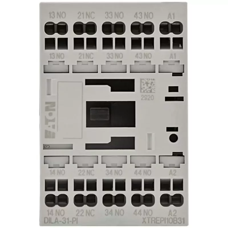 EATON DILA-31 palīgkontaktors, 230 V 50 Hz / 240 V 60 Hz spole, 3NO+1NC, 4 A 199209