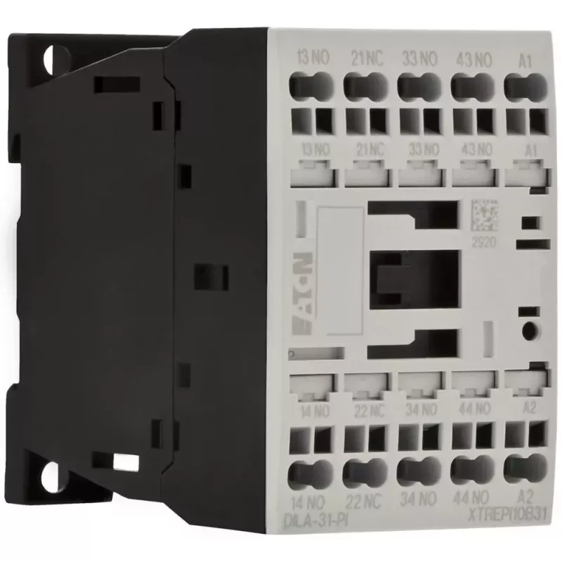 EATON DILA-31 palīgkontaktors, 230 V 50 Hz / 240 V 60 Hz spole, 3NO+1NC, 4 A 199209