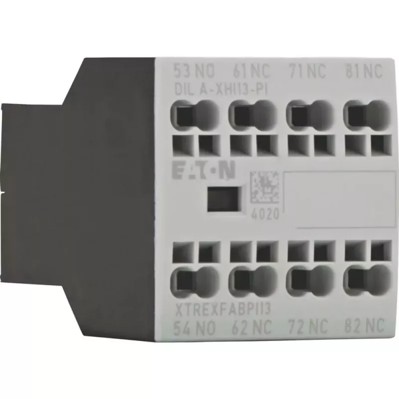 Eaton DILA-XHI13-PI palīgkontaktu bloks, 1NO+3NC, priekšējā montāža, skrūvju spailes 199320