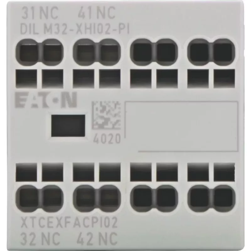 Eaton DILM32-XHI02-PI palīgkontaktu bloks, 2 NC, 4 A, priekšējā montāža 199310