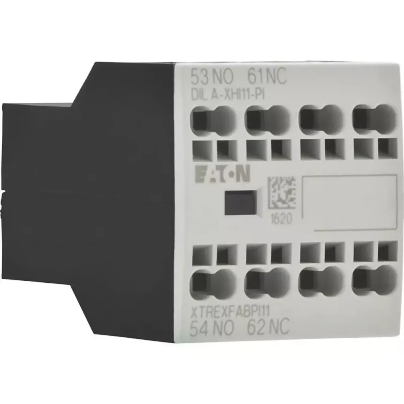 Eaton DILA-XHI11-PI palīgkontaktu bloks, 1NO+1NC, push-in spailes, DILM7-DILM38 kontaktorim 199314