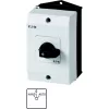 Eaton T0-1-15431/I1 1-pola sviras slēdzis, 20 A, IP65, melns/balts 207070