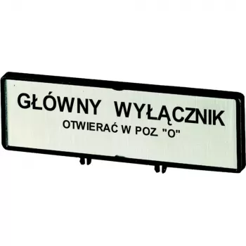 Eaton ZFS71-T0 marķējumu plāksnīšu turētājs, 30x30 mm, melns, RMQ-Titan 205540