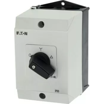 Eaton T0-4-8410/I1 3 polu ON-OFF sviras slēdzis, 20 A, priekšējā montāža, melns/balts 207140