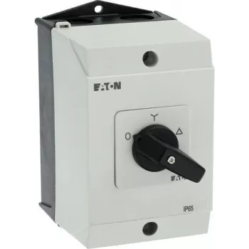 Eaton T0-4-8410/I1 3 polu ON-OFF sviras slēdzis, 20 A, priekšējā montāža, melns/balts 207140
